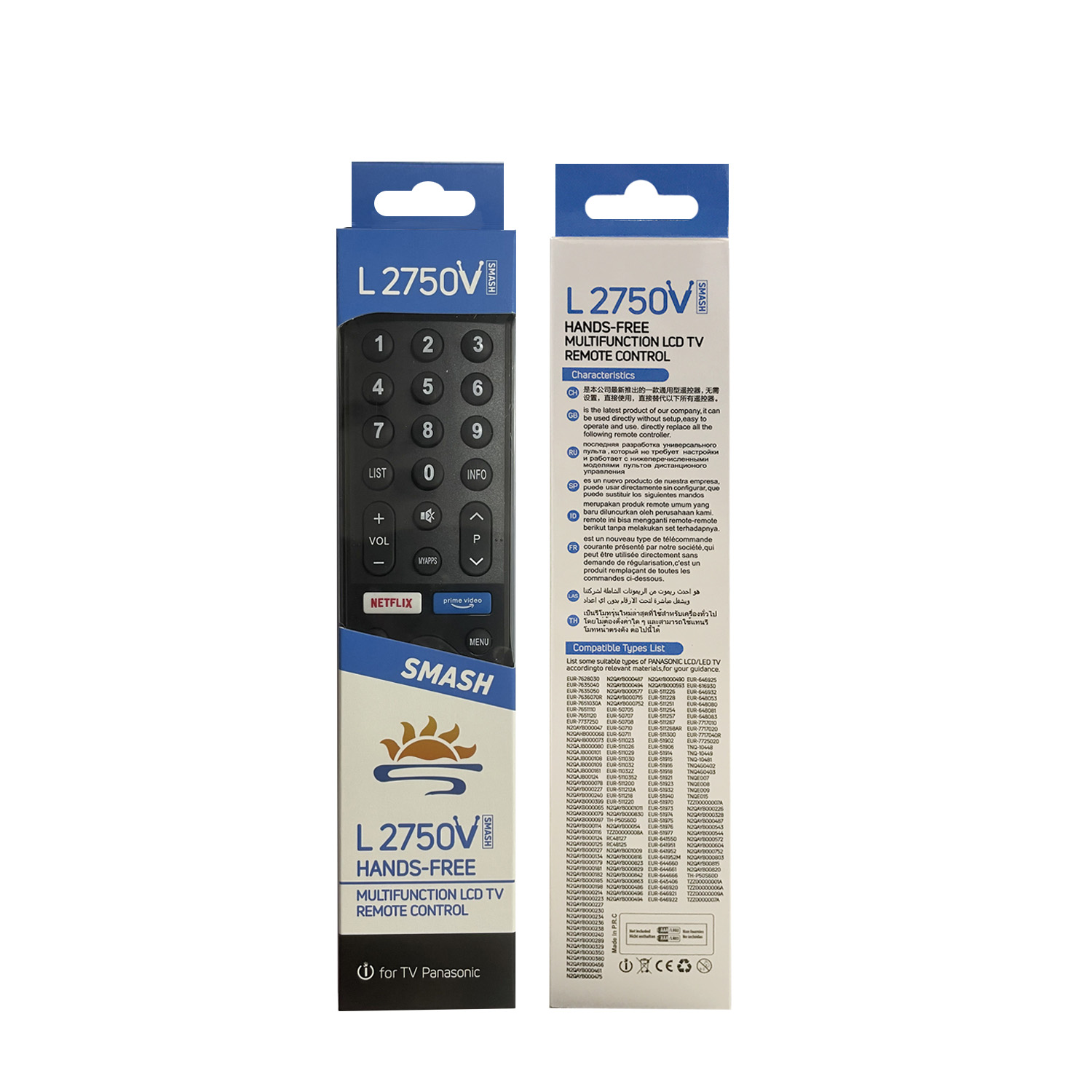 Panasonic Universal TV Infrared Remote Control L2750V pic3