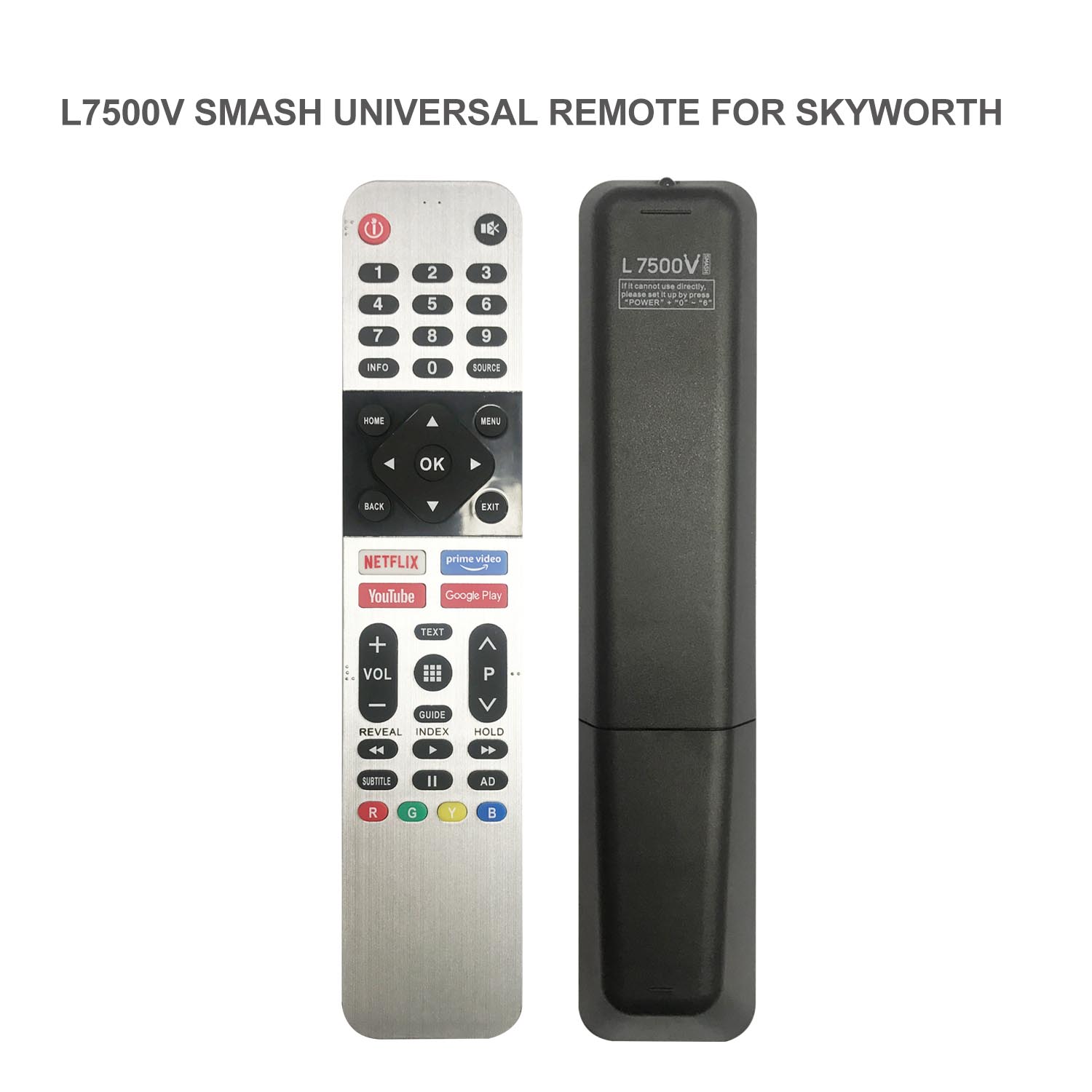 Skyworth Universal TV Infrared Remote Control L7500V Pic2