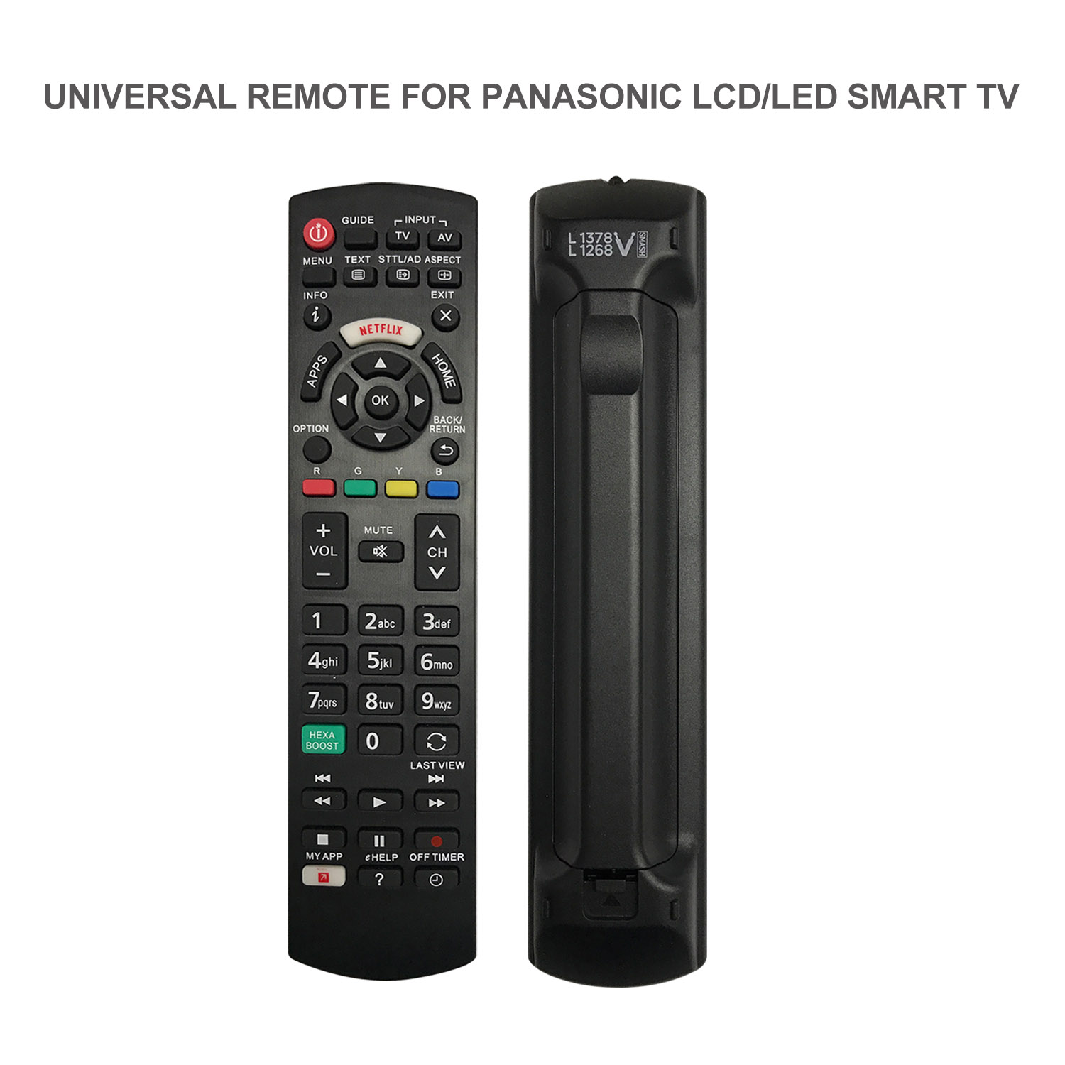 Télécommande universelle infrarouge Panasonic pour téléviseur L1378VL1268V Pic3 - SYSTO