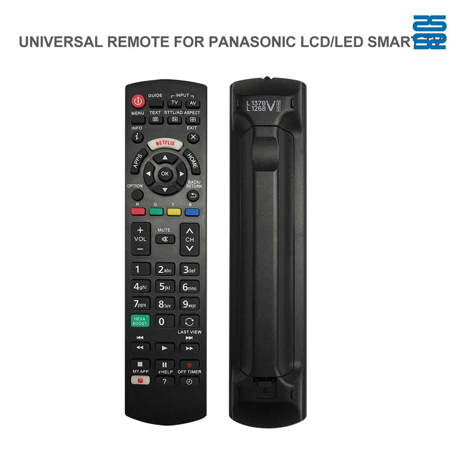 Télécommande universelle infrarouge Panasonic pour téléviseur L1378VL1268V Pic3 - SYSTO Télécommande universelle infrarouge Panasonic pour téléviseur L1378VL1268V Pic3 - SYSTO