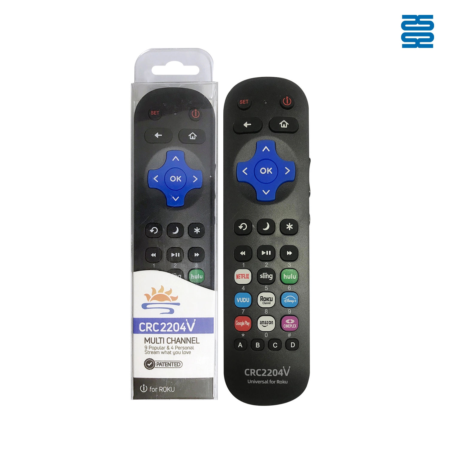 Universal Infrared Replacement Remote for Roku System TV CRC2204V Pic3 - SYSTO Universal Infrared Replacement Remote for Roku System TV CRC2204V Pic3 - SYSTO