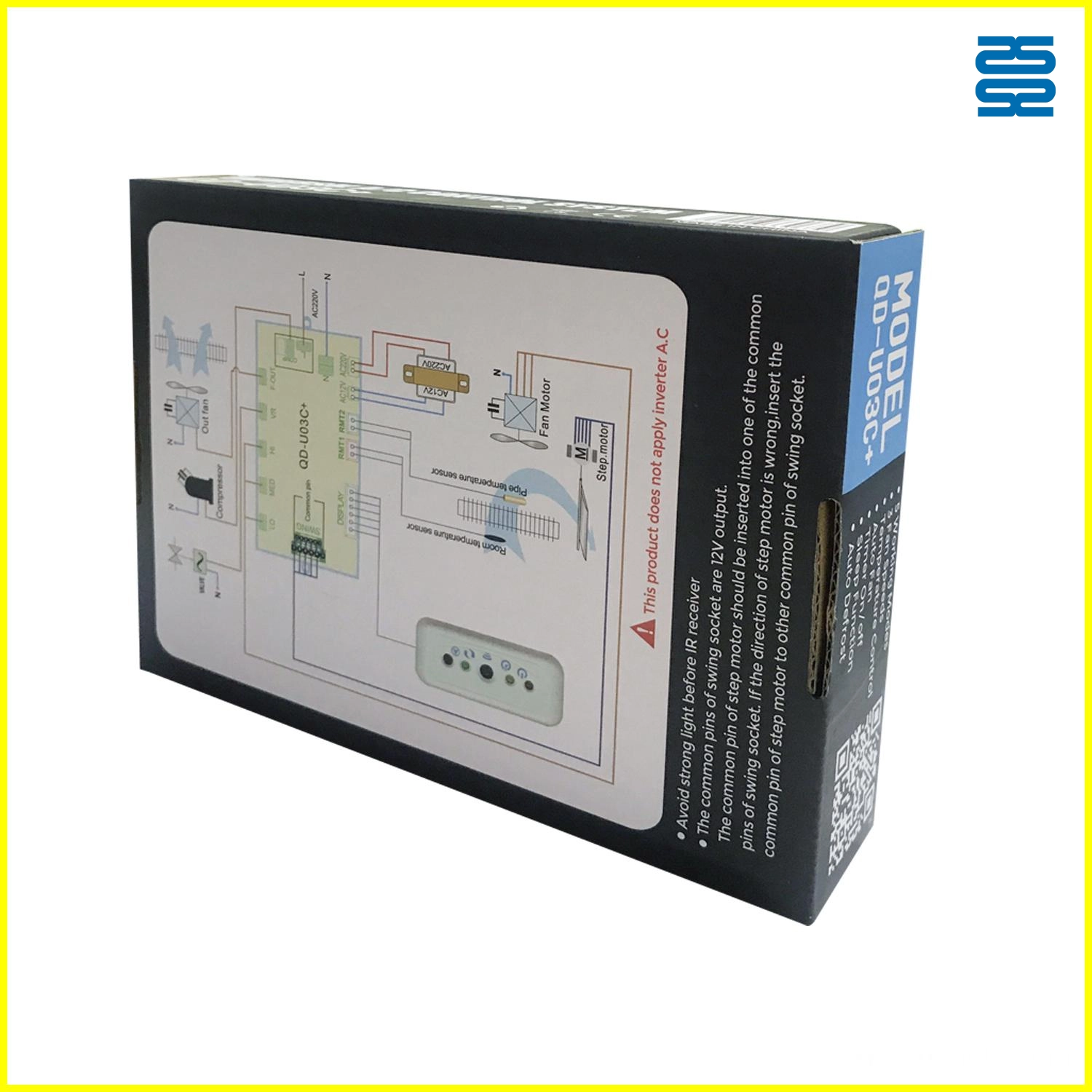 Universal Air Conditioner Control System with Big Remote QD-U03C+B Pic4 - SYSTO