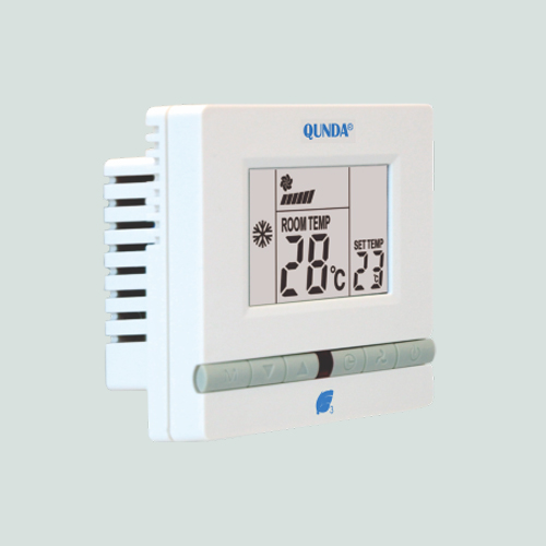 Côté du thermostat numérique Qunda pour climatiseur central QD-HVAC03E - SYSTO