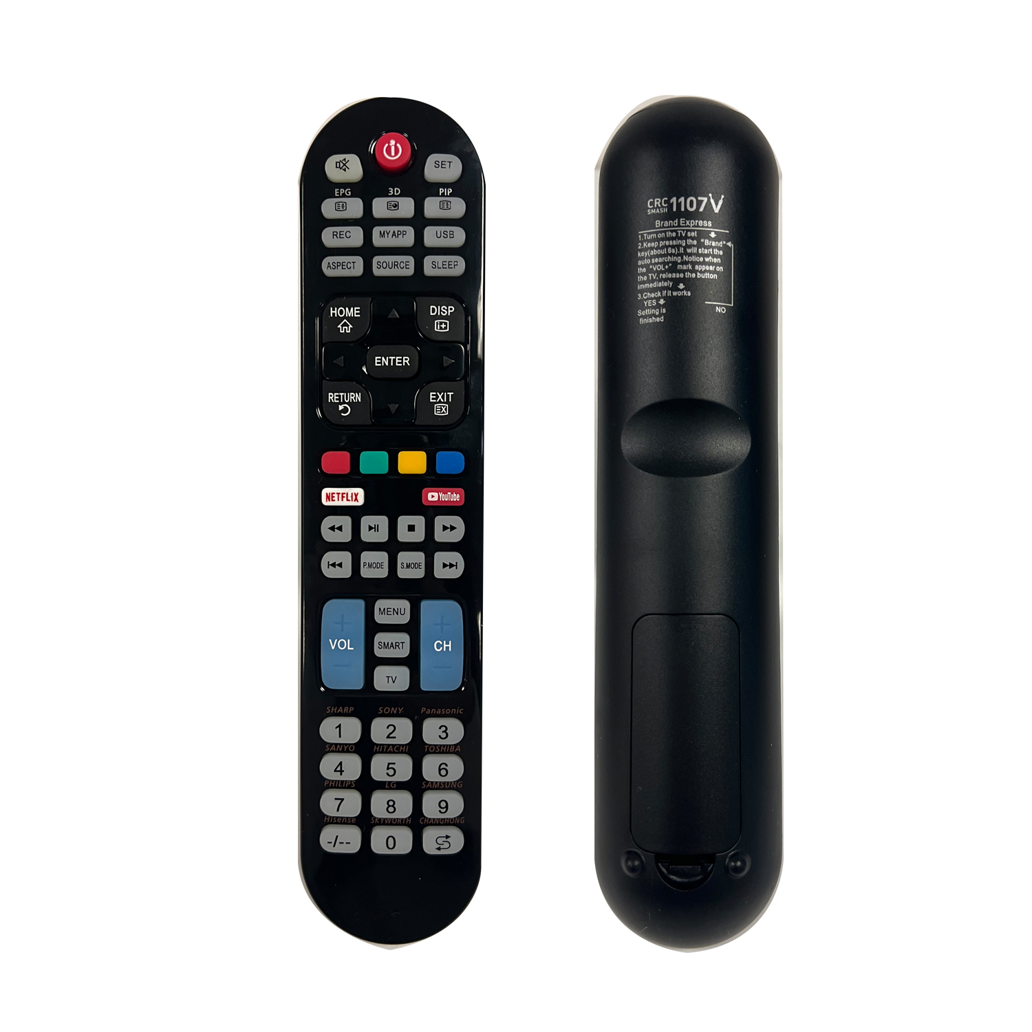 Universal TV Remote Control CRC1107V pic2