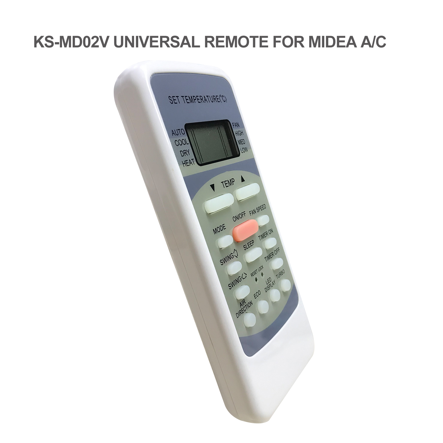 Universal Air Conditioner Replacement Remote for Midea KS-MD02V Pic6