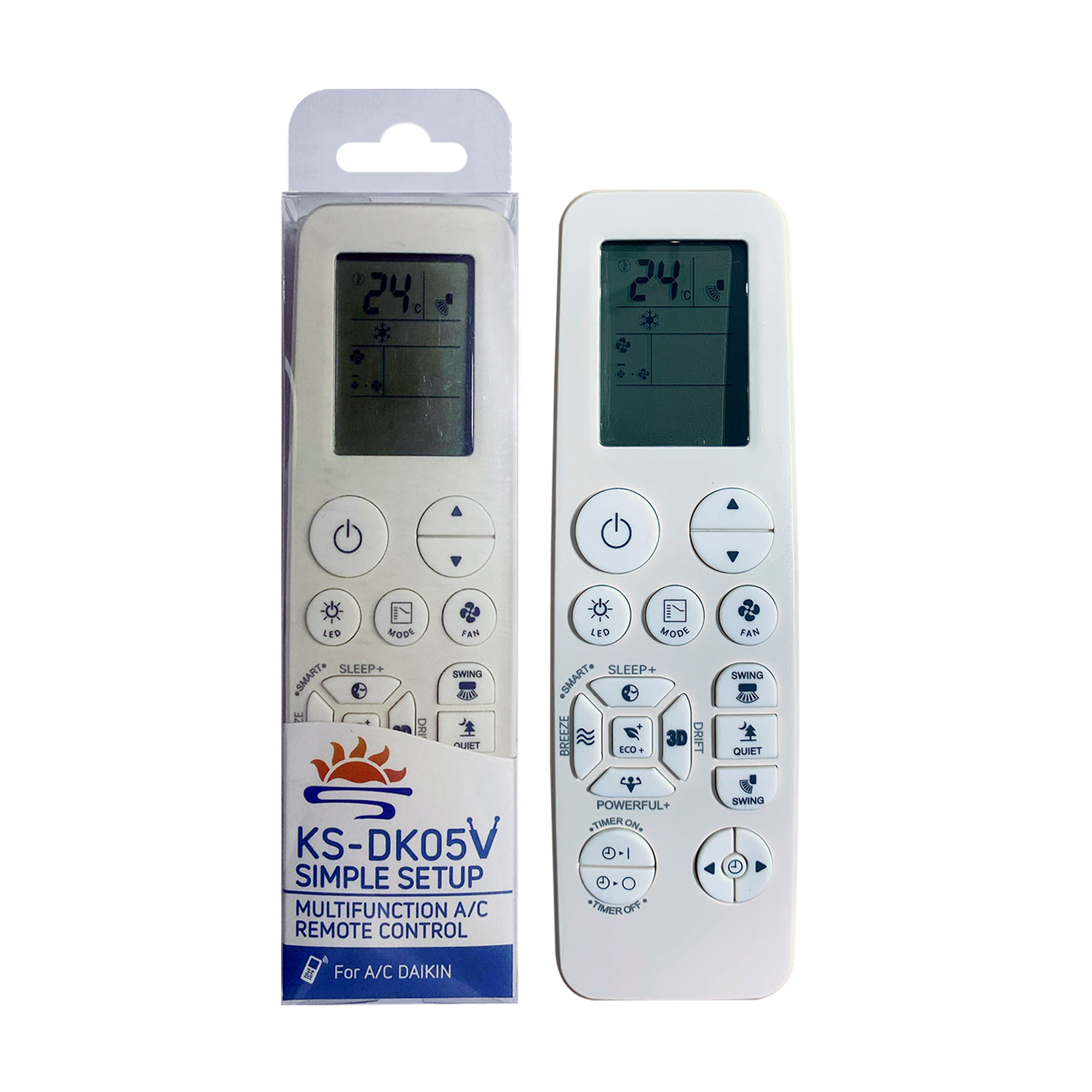 Universal Air Conditioner Replacement Remote for Daikin KS-DK05V Pic2