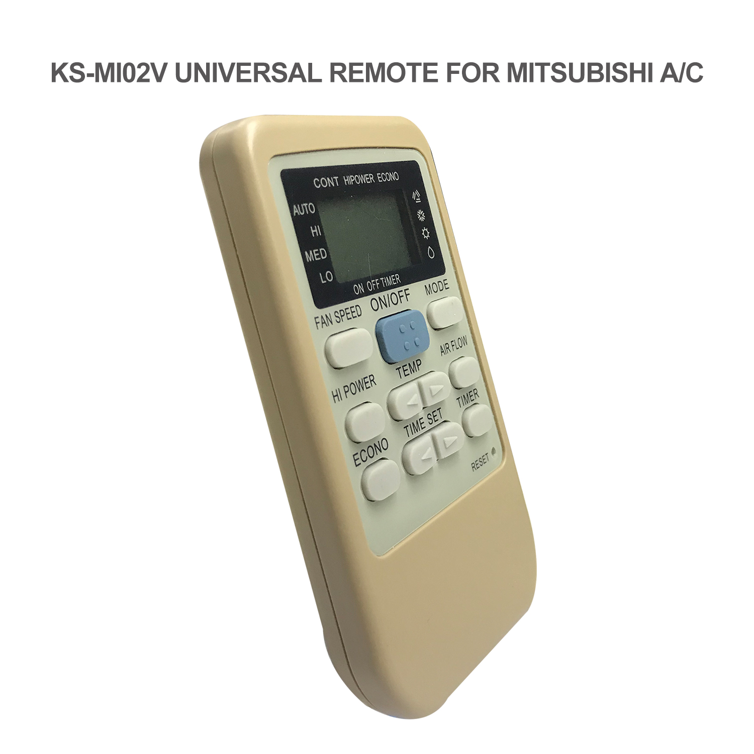 Universal Air Conditioner Replacement Remote for Mitisubishi KS-MI02V Pic6 - SYSTO