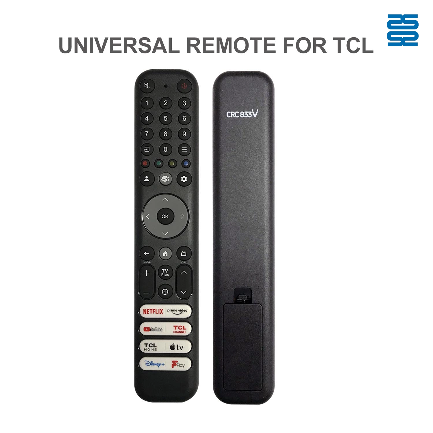 Kidhibiti cha Mbali cha Infrared cha TV ya Universal CRC833V Pic3 - SYSTO Kidhibiti cha Mbali cha Infrared cha TV ya Universal CRC833V Pic3 - SYSTO