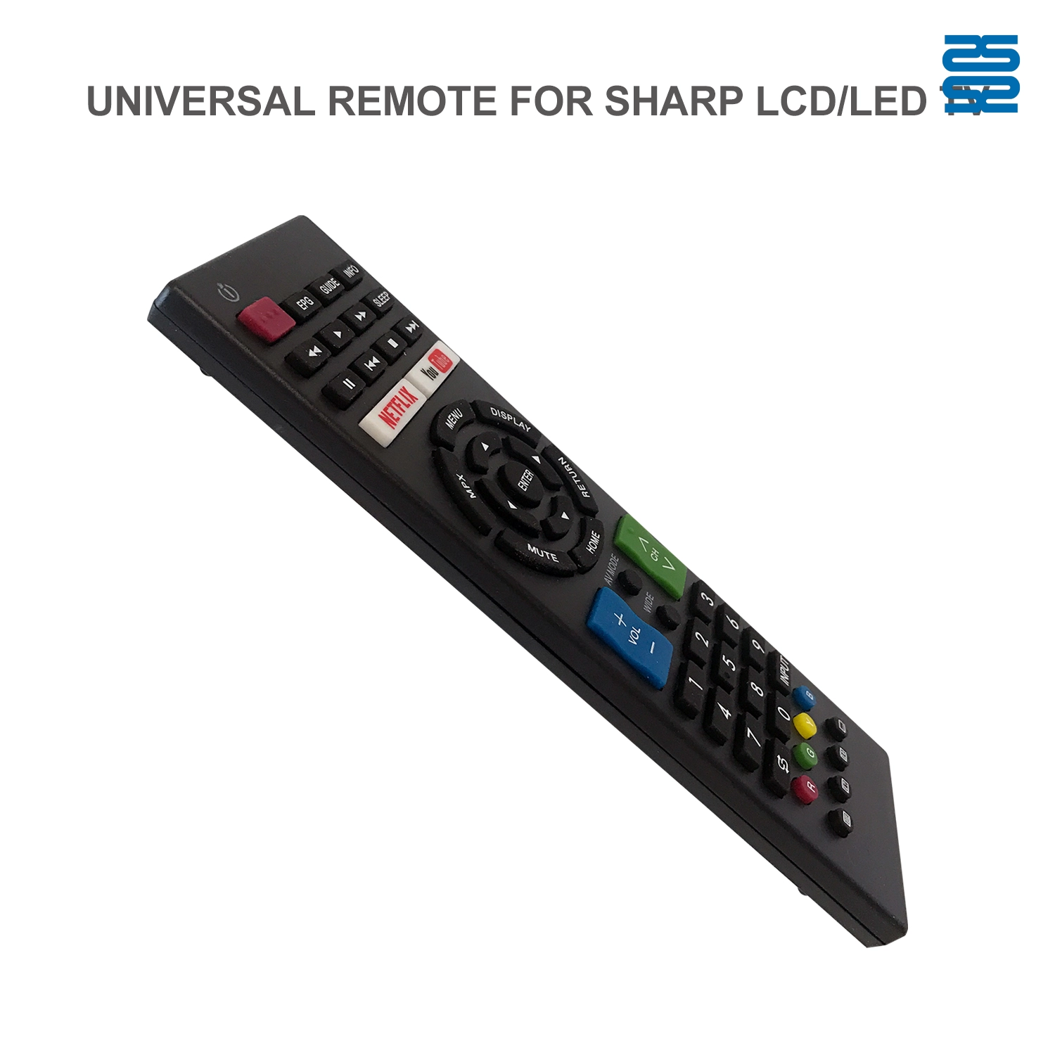 Sharp Universal TV Infrared Remote Control L1346V Pic5 - SYSTO Sharp Universal TV Infrared Remote Control L1346V Pic5 - SYSTO