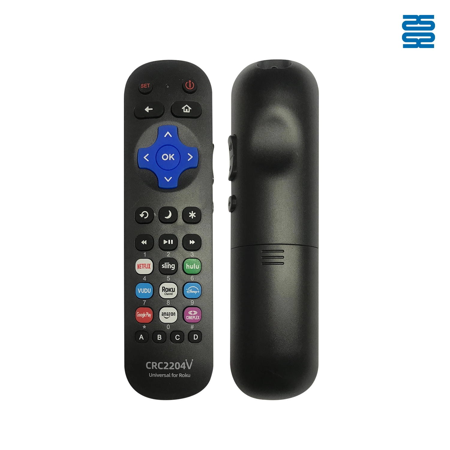 Universal Infrared Replacement Remote for Roku System TV CRC2204V Pic2 - SYSTO Universal Infrared Replacement Remote for Roku System TV CRC2204V Pic2 - SYSTO