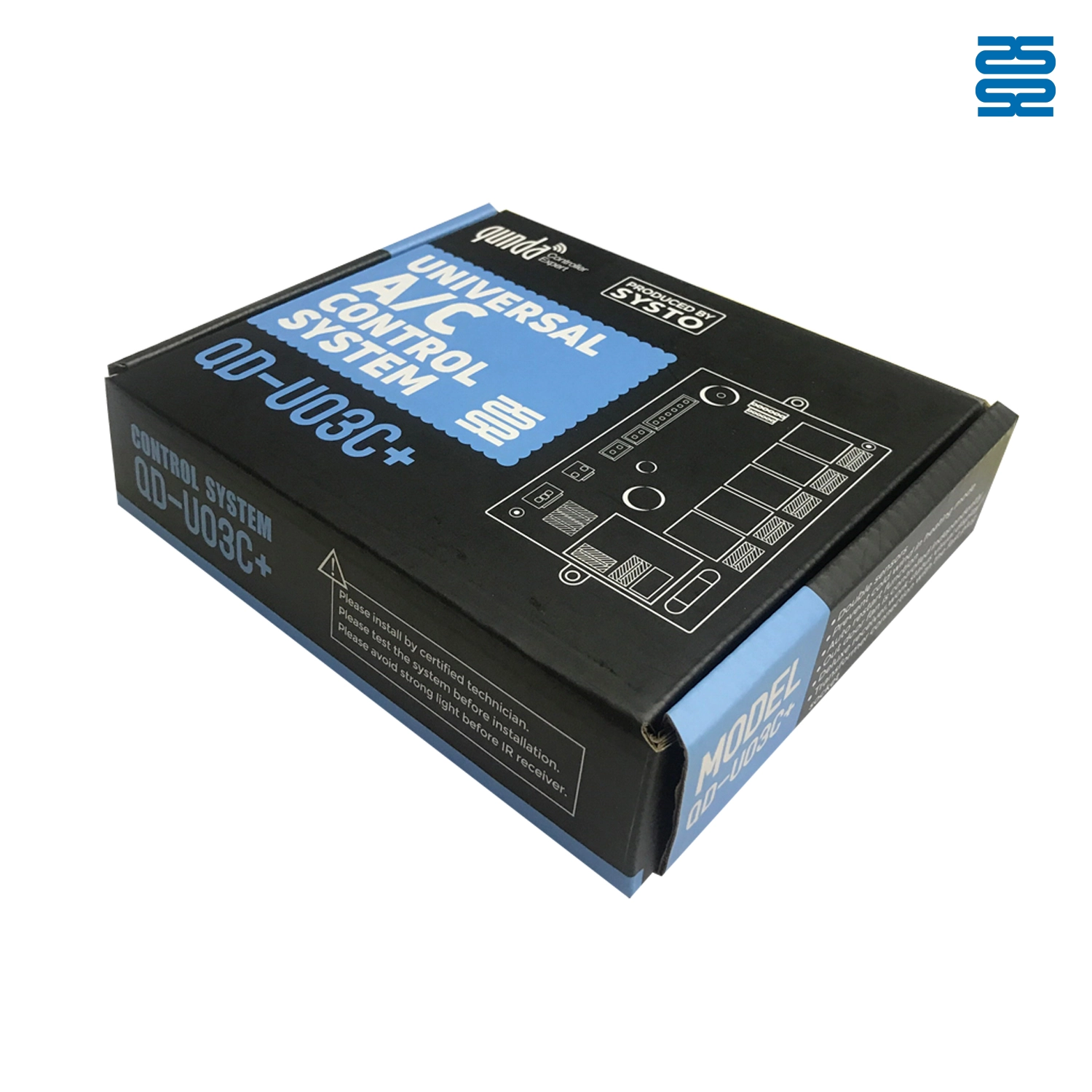 Универсальная система управления кондиционером с большим пультом дистанционного управления QD-U03C+B Pic5 - SYSTO Универсальная система управления кондиционером с большим пультом дистанционного управления QD-U03C+B Pic5 - SYSTO