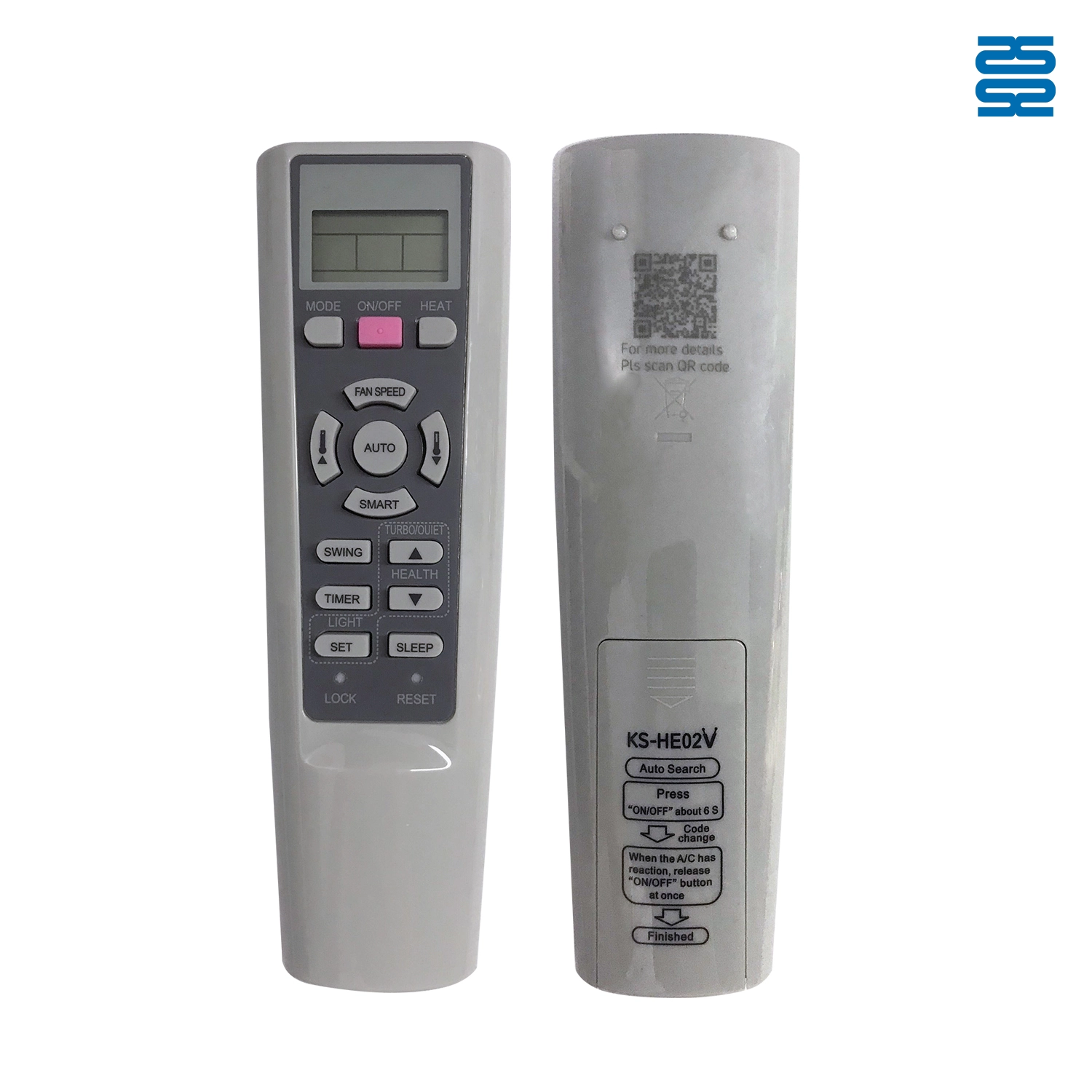 Universal Air Conditioner Replacement Remote for Haier KS-HE02V Pic2 - SYSTO Universal Air Conditioner Replacement Remote for Haier KS-HE02V Pic2 - SYSTO