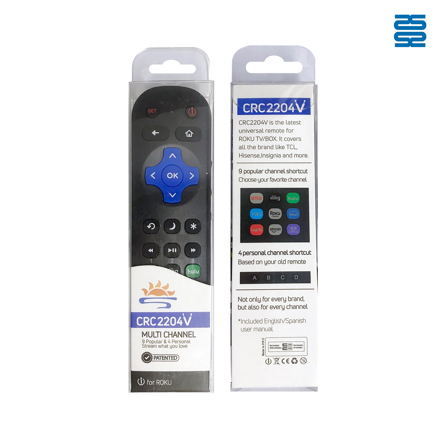 Universal Infrared Replacement Remote for Roku System TV CRC2204V Pic4 - SYSTO Universal Infrared Replacement Remote for Roku System TV CRC2204V Pic4 - SYSTO
