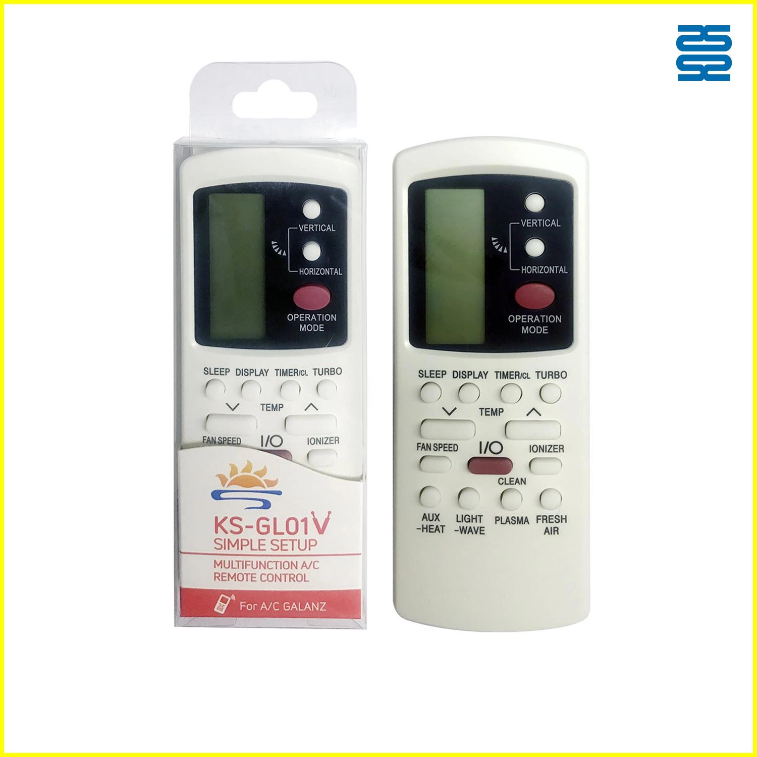 جهاز تحكم عن بعد بديل عالمي لمكيف الهواء من طراز Galanz KS-GL01V Pic2 - SYSTO