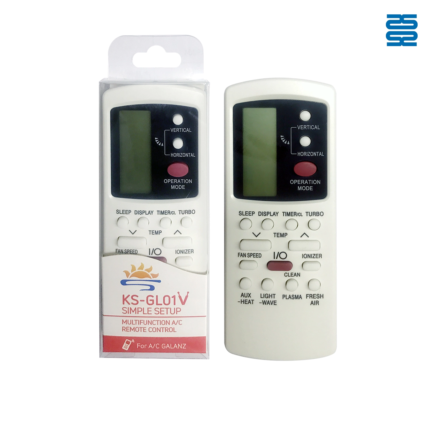 Universal Air Conditioner Replacement Remote for Galanz KS-GL01V Pic2 - SYSTO Universal Air Conditioner Replacement Remote for Galanz KS-GL01V Pic2 - SYSTO