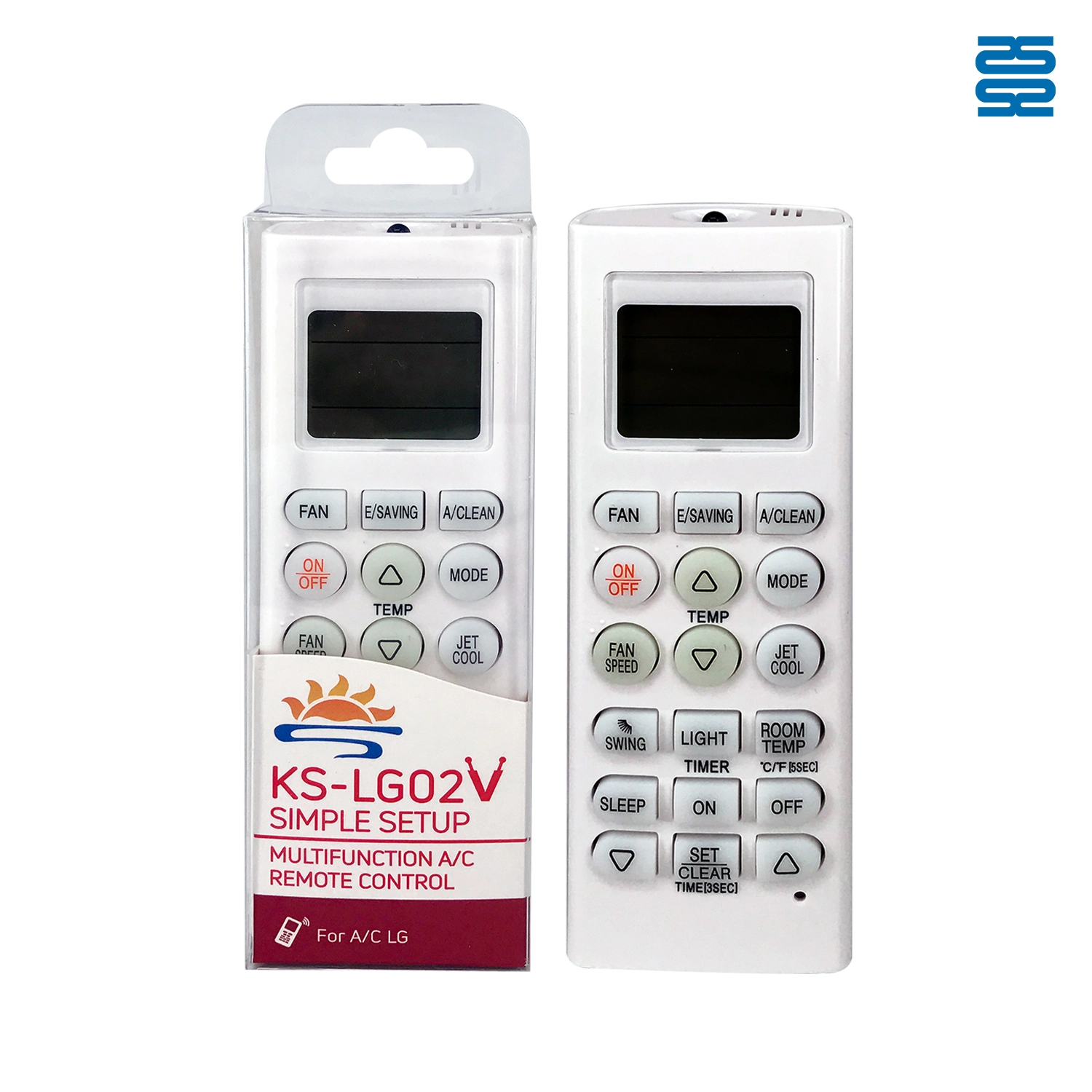 Universal Air Conditioner Replacement Remote for LG KS-LG02V Pic2 - SYSTO Universal Air Conditioner Replacement Remote for LG KS-LG02V Pic2 - SYSTO