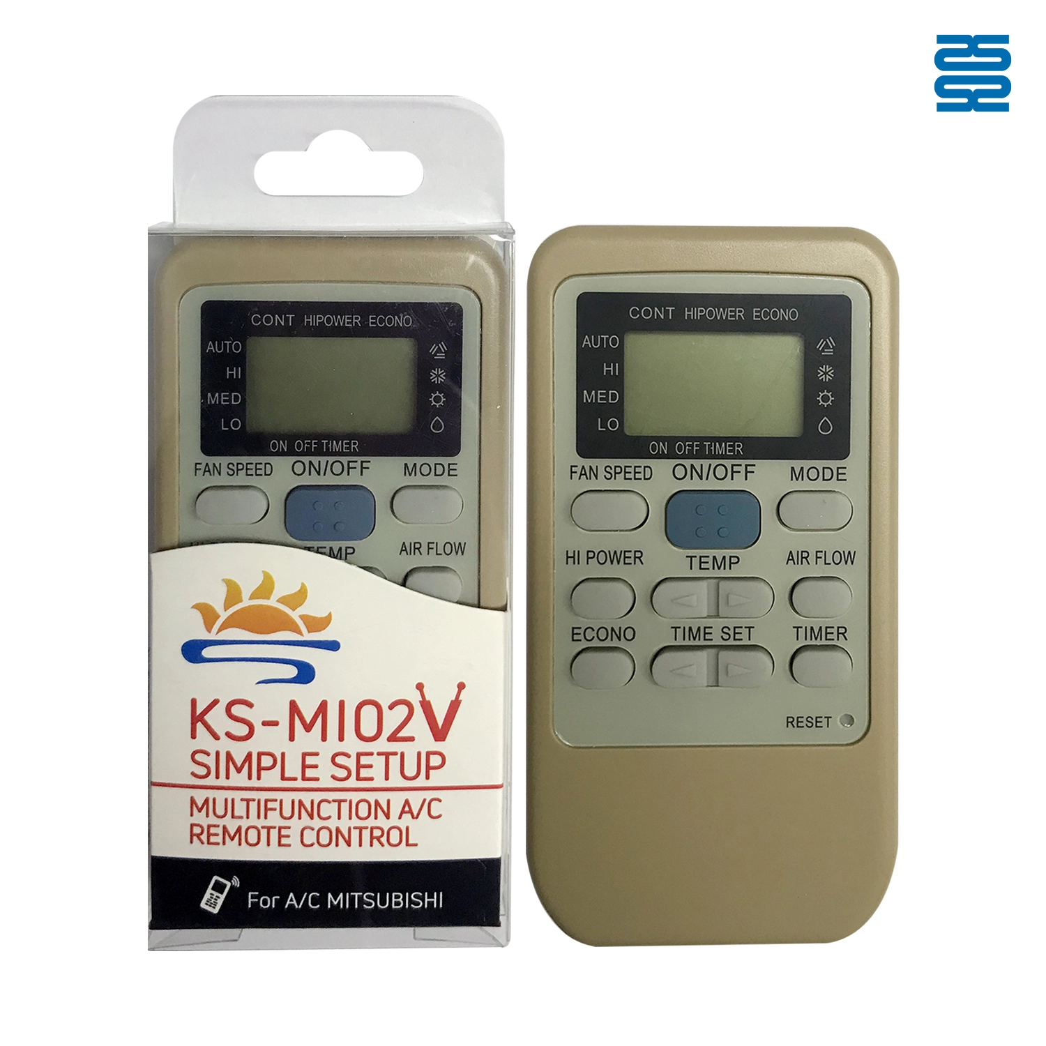 Universal Air Conditioner Replacement Remote for Mitisubishi KS-MI02V Pic2 - SYSTO Universal Air Conditioner Replacement Remote for Mitisubishi KS-MI02V Pic2 - SYSTO