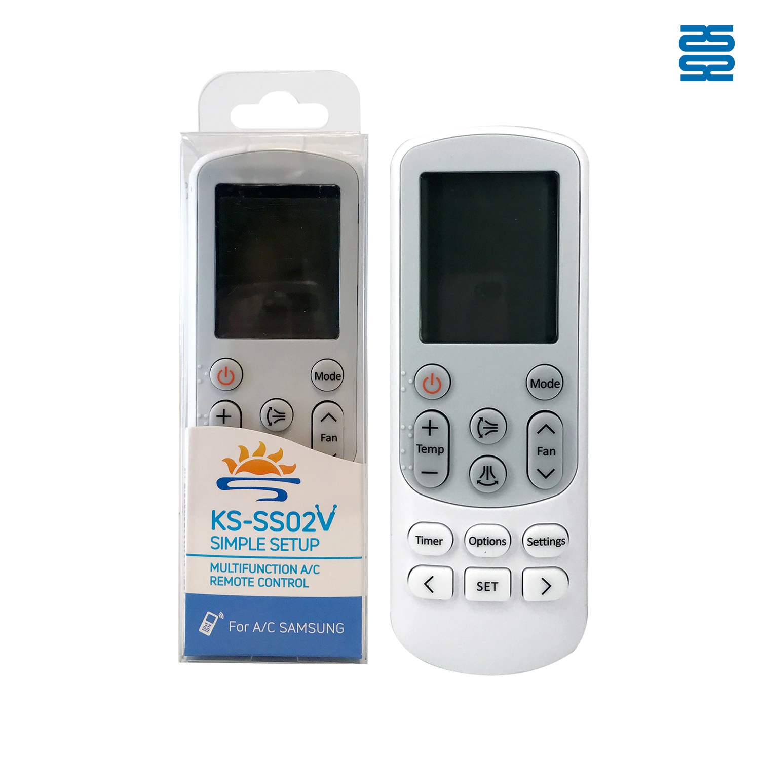 Universal Air Conditioner Replacement Remote for Samsung KS-SS02V Pic2 - SYSTO Universal Air Conditioner Replacement Remote for Samsung KS-SS02V Pic2 - SYSTO