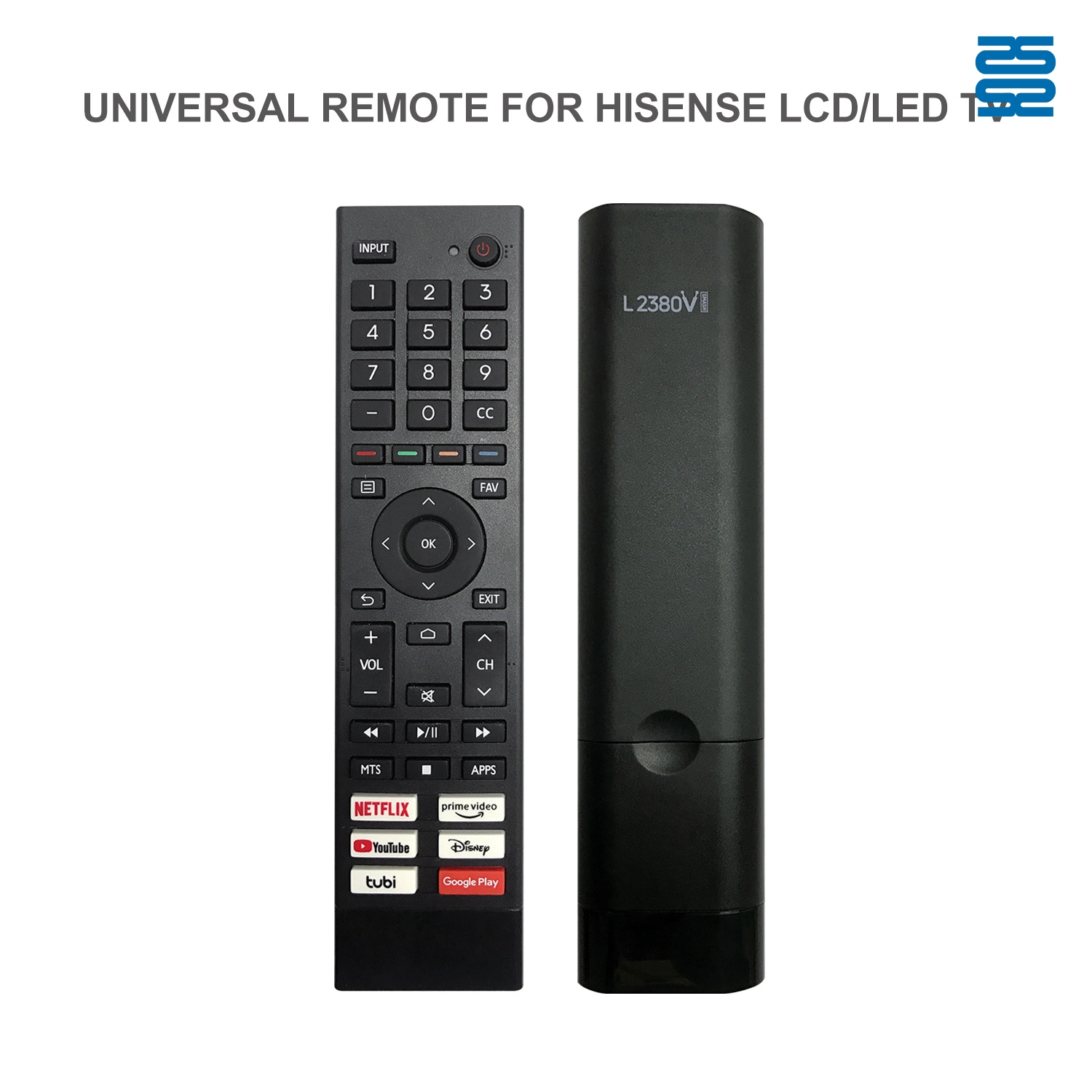 Hisense Universal TV Infrared Remote Control L2380V Pic3 - SYSTO Hisense Universal TV Infrared Remote Control L2380V Pic3 - SYSTO