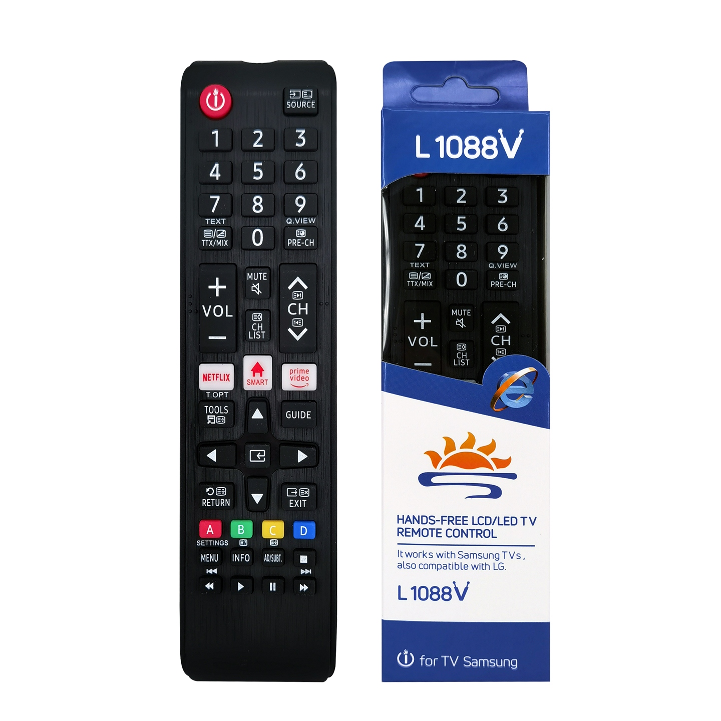 Samsung Universal TV Infrared Remote Control L1088V Pic3 - SYSTO