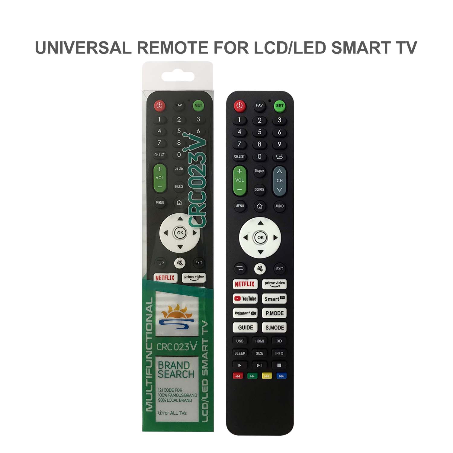 CRC023V Universal TV Remote Control pic3 - SYSTO