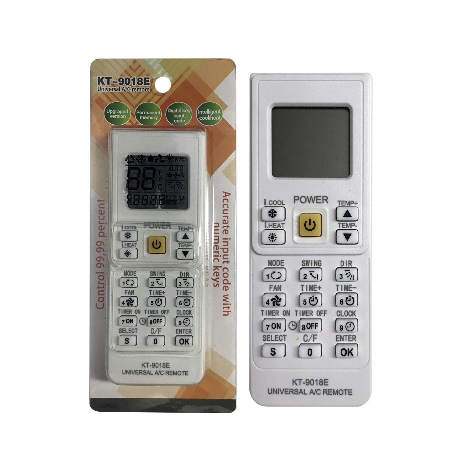 Universal Air Con Remote Control KT-9018E Pic3 - SYSTO