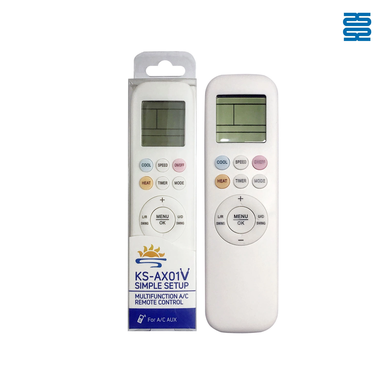 Universal Air Conditioner Replacement Remote for AUX KS-AX01V Pic2 - SYSTO Universal Air Conditioner Replacement Remote for AUX KS-AX01V Pic2 - SYSTO