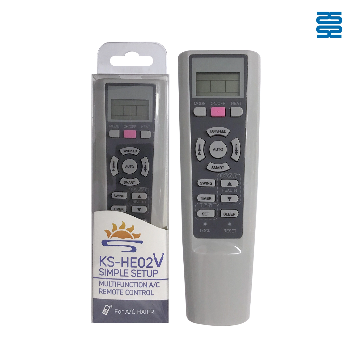 Universal Air Conditioner Replacement Remote for Haier KS-HE02V Pic3 - SYSTO Universal Air Conditioner Replacement Remote for Haier KS-HE02V Pic3 - SYSTO