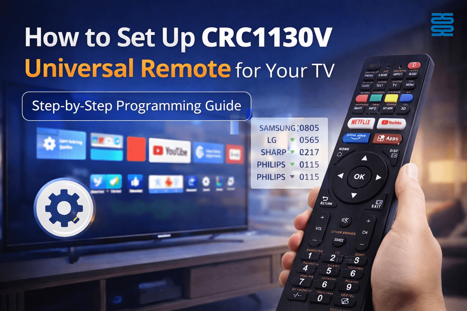 How to Set Up the CRC1130V Universal Remote Control How to Set Up the CRC-1130V Universal Remote Control