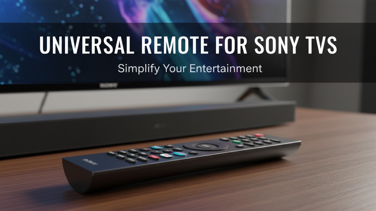 Best Universal Remote for Sony TV [2026 Expert Guide]: Codes, Setup & AI Integration - SYSTO