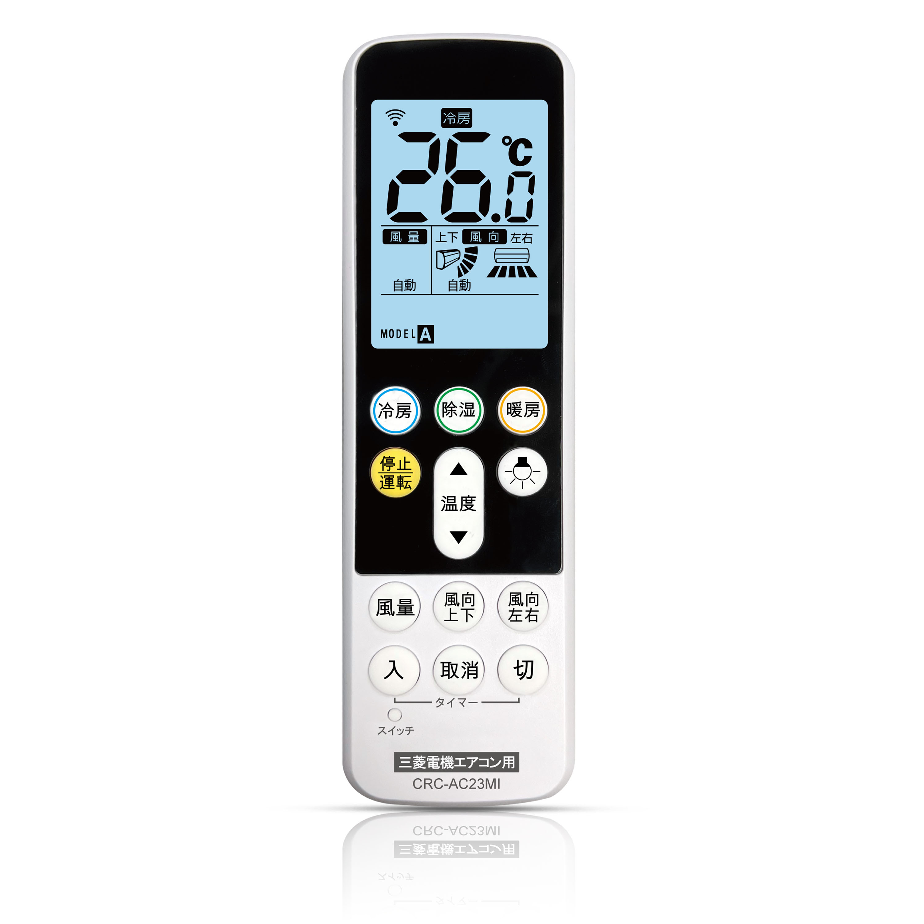 Японский универсальный пульт дистанционного управления для кондиционера Mitsubishi CRC-AC23MI - SYSTO