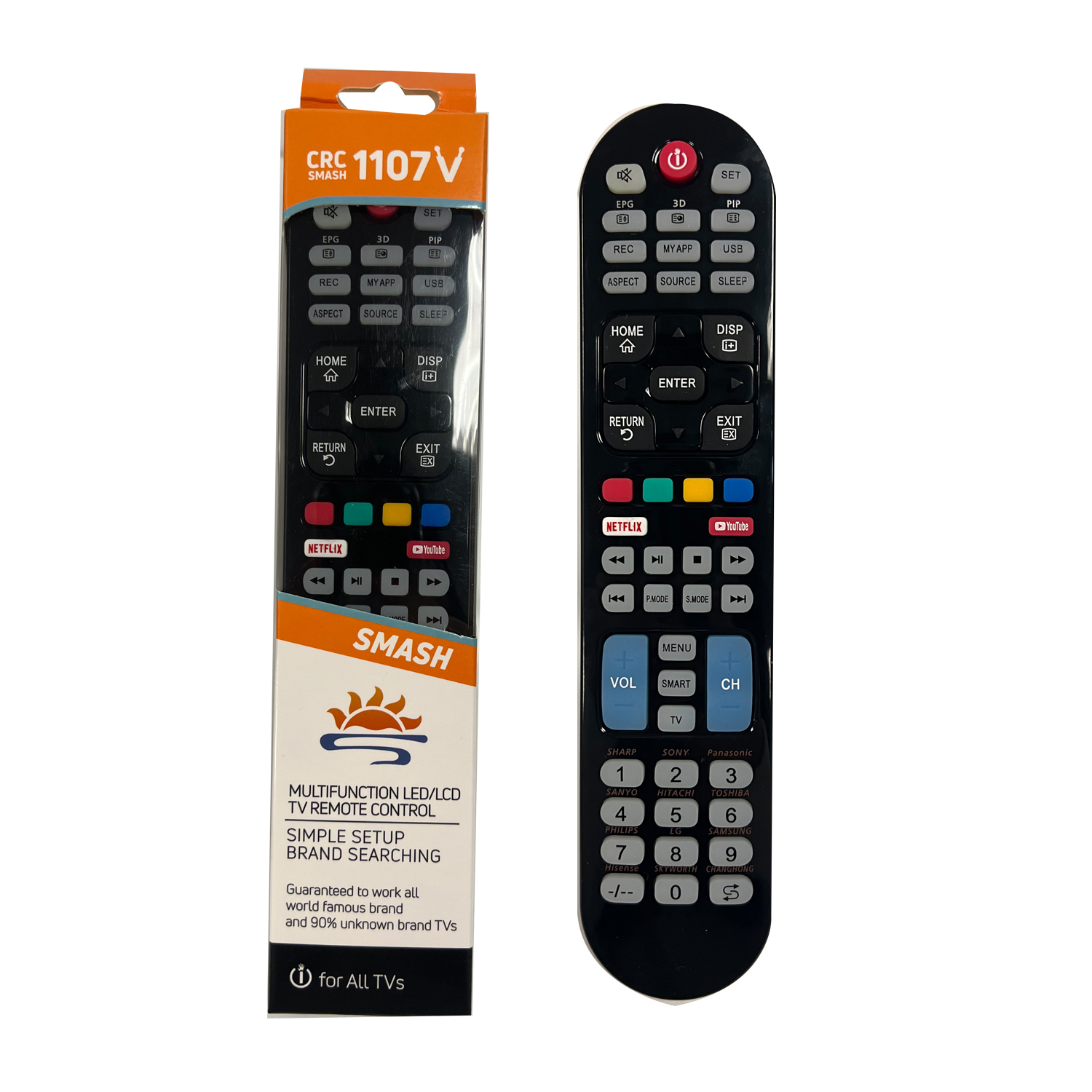 Universal TV Remote Control CRC1107V pic5