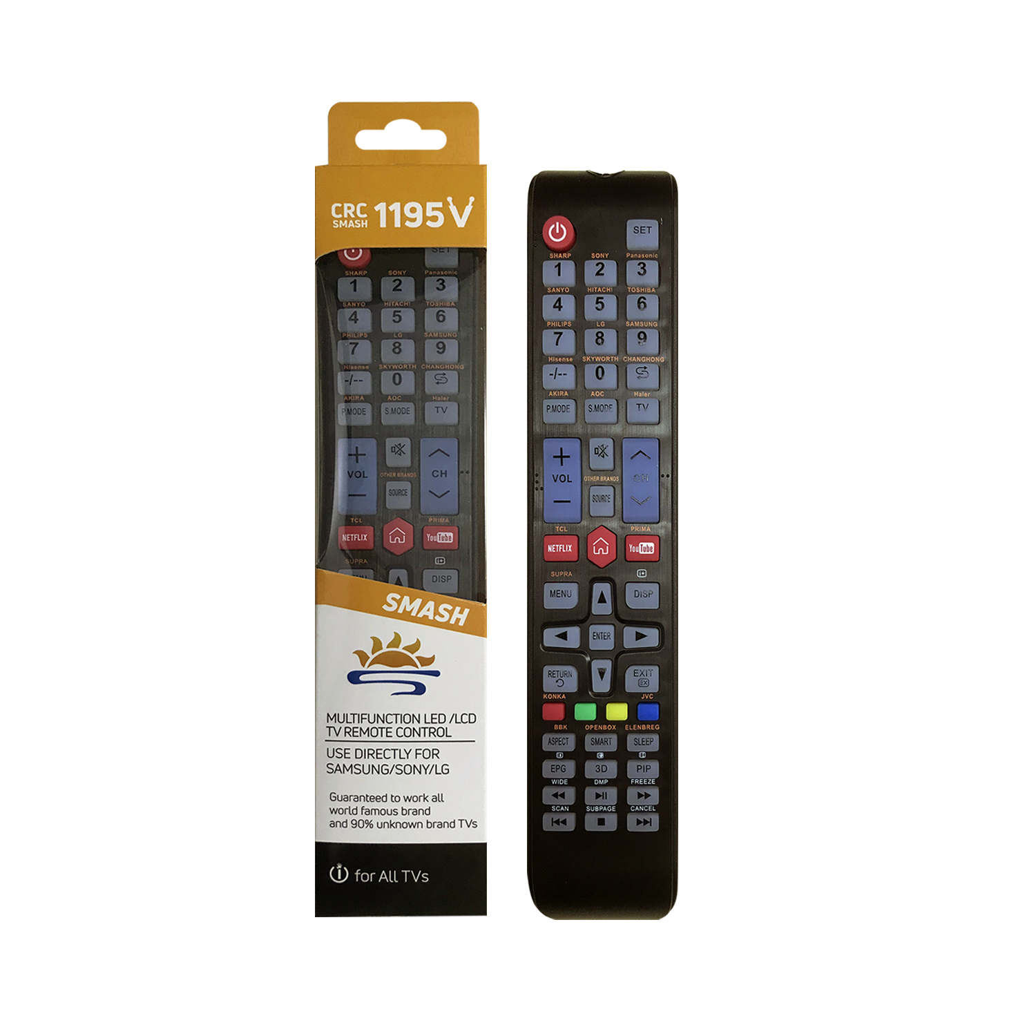 Universal TV Remote Control CRC1195V pic2 - SYSTO