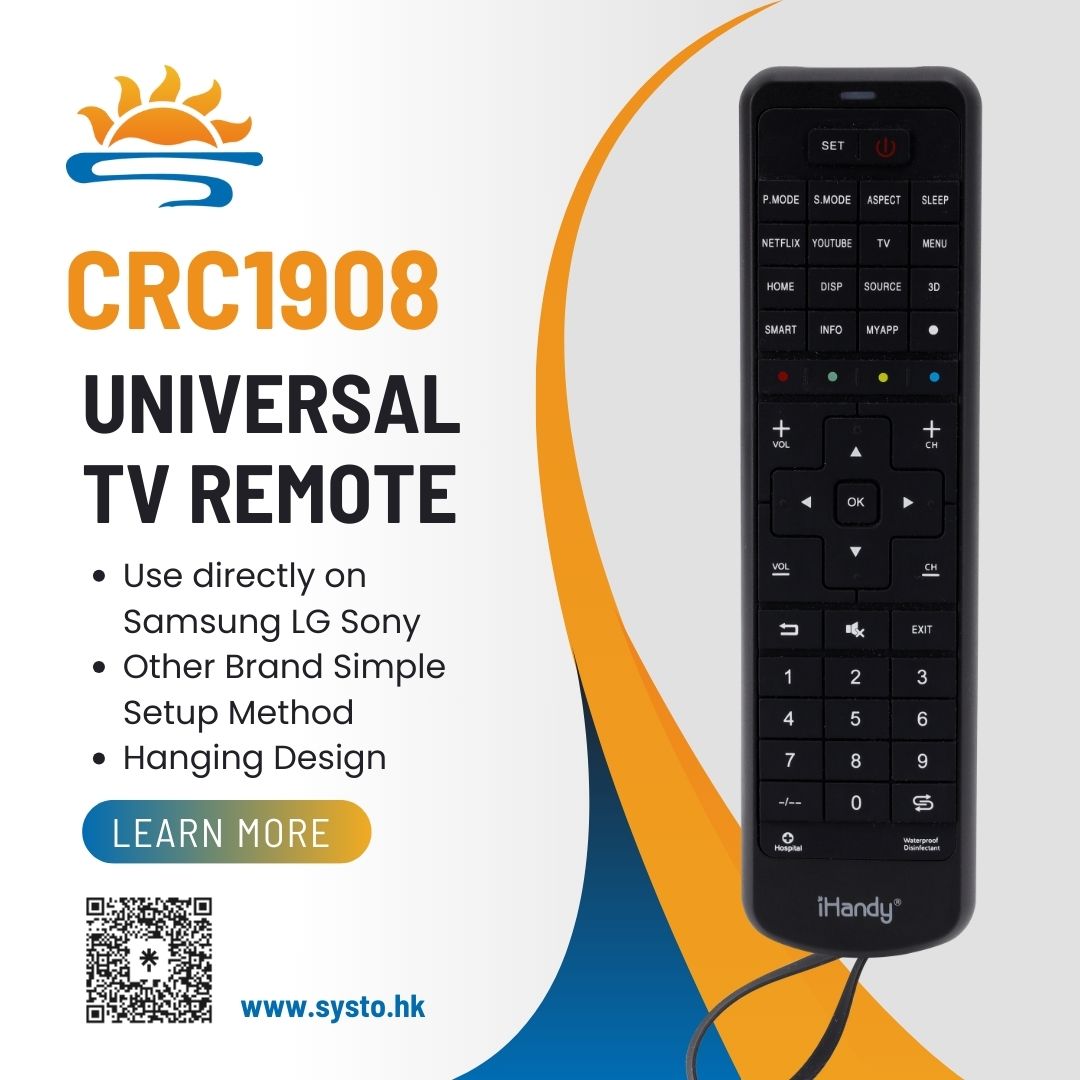 Posts of Waterproof Universal TV Remote Control CRC1908