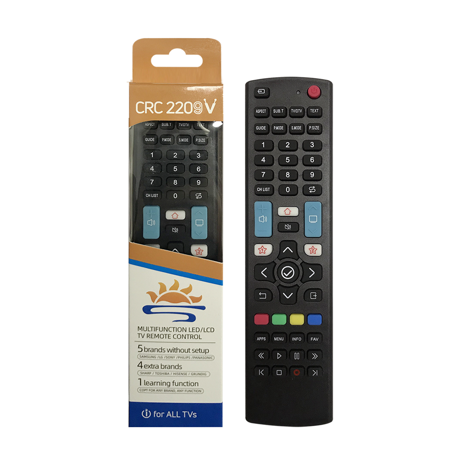Universal TV Remote Control CRC2209V pic2