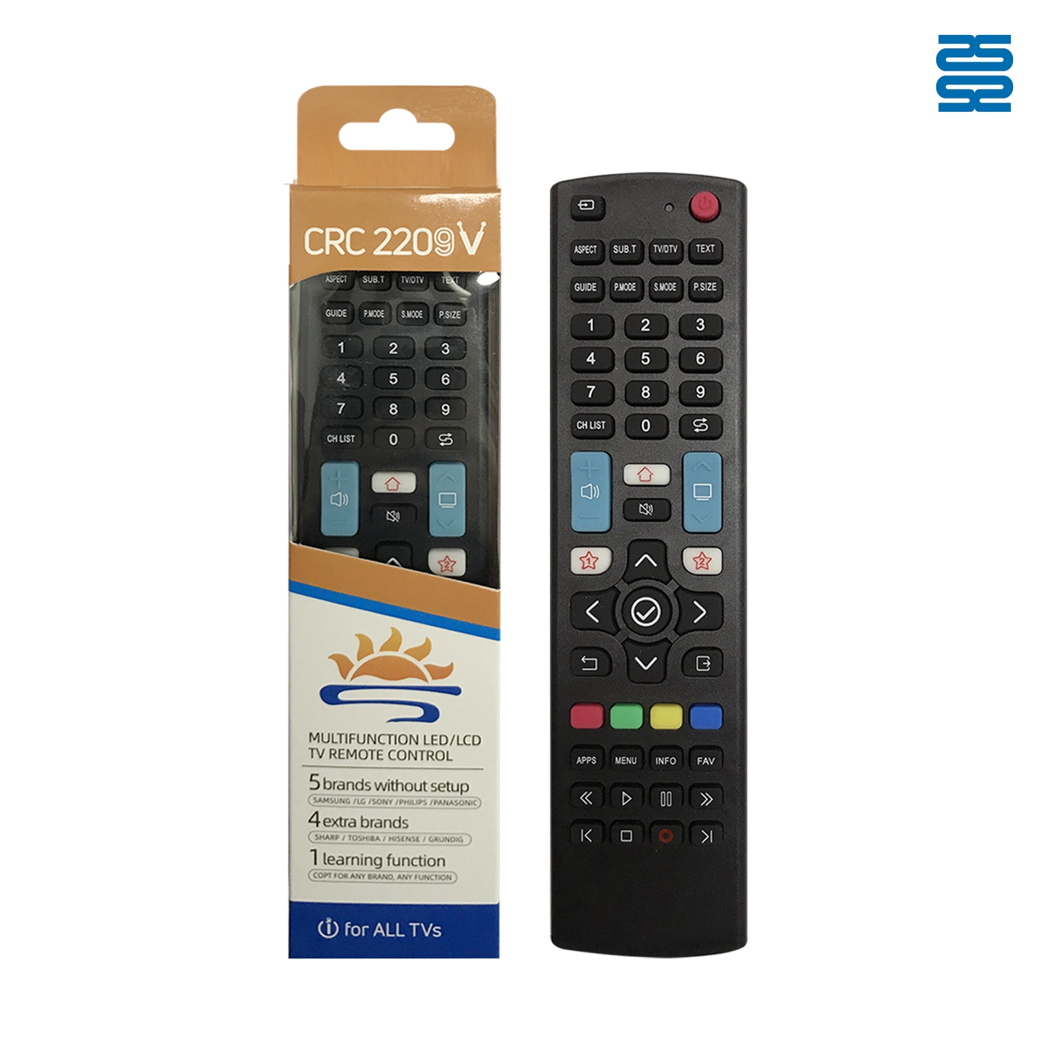 Universal TV Remote Control CRC2209V pic2 - SYSTO Universal TV Remote Control CRC2209V pic2 - SYSTO