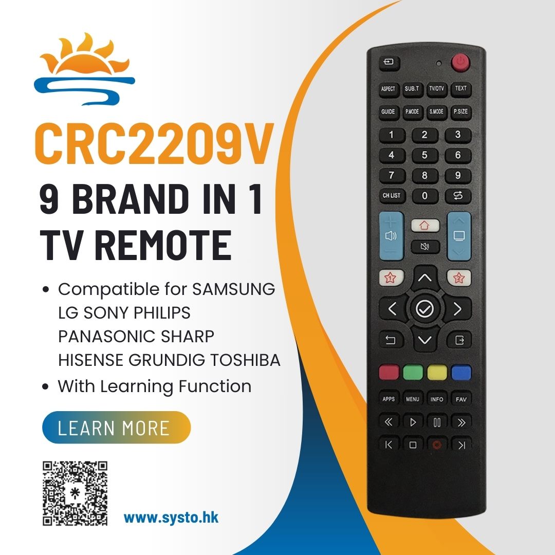 Posts of Universal TV Remote Control CRC2209V - SYSTO