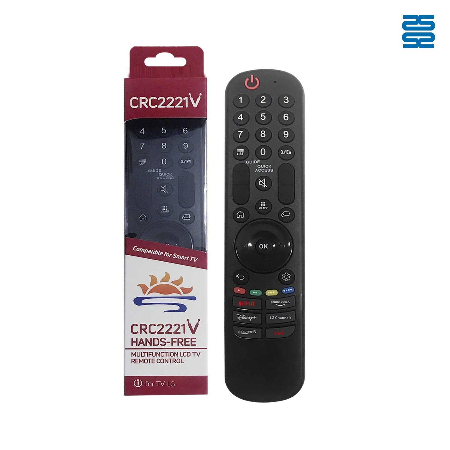 Универсальный инфракрасный пульт дистанционного управления для телевизора LG CRC2221V Pic2 - SYSTO Универсальный инфракрасный пульт дистанционного управления для телевизора LG CRC2221V Pic2 - SYSTO