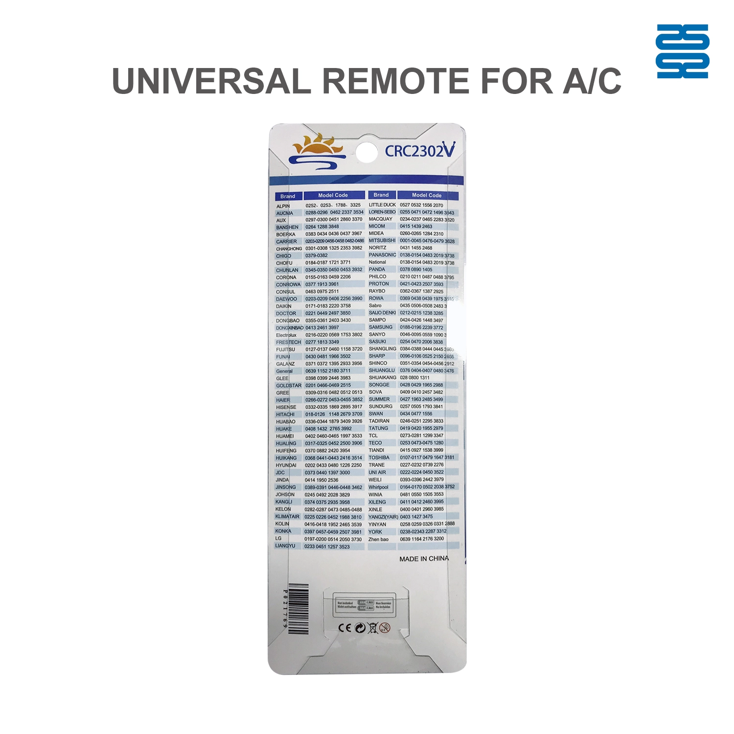 Universal Air Con Remote Control CRC2302V Pic4 - SYSTO Universal Air Con Remote Control CRC2302V Pic4 - SYSTO