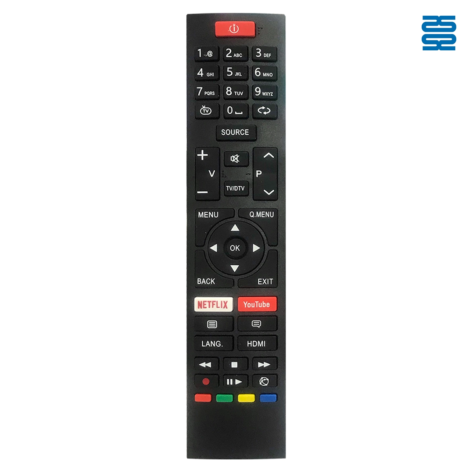 Telefunken Vestel Beko Universal TV Infrared Remote Control CRC2510V - SYSTO Telefunken Vestel Beko Universal TV Infrared Remote Control CRC2510V - SYSTO