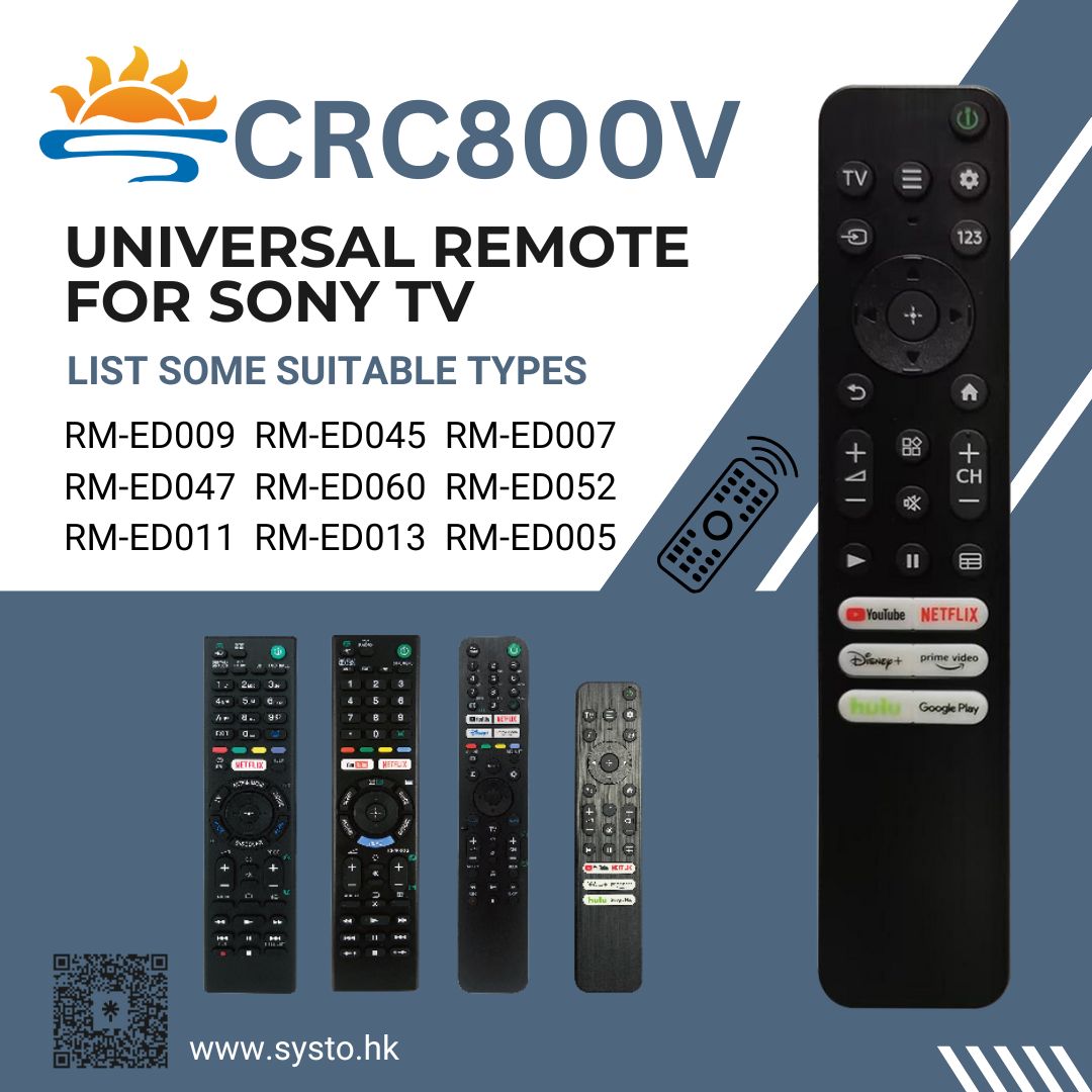 Posts of Sony Universal TV Infrared Remote Control CRC800V RMF-TX800U 900U - SYSTO