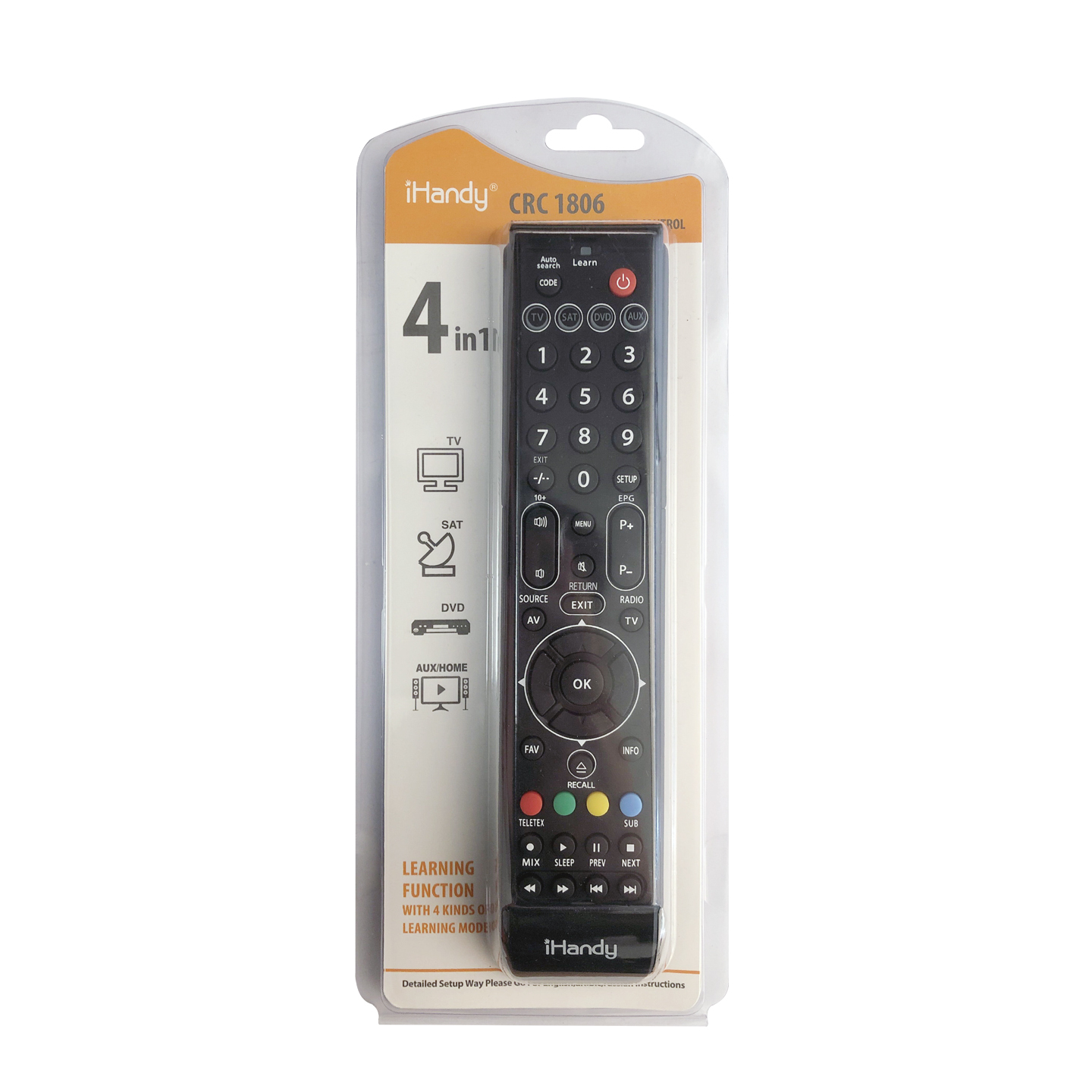 Universal TV Remote Control CRC1806 pic3