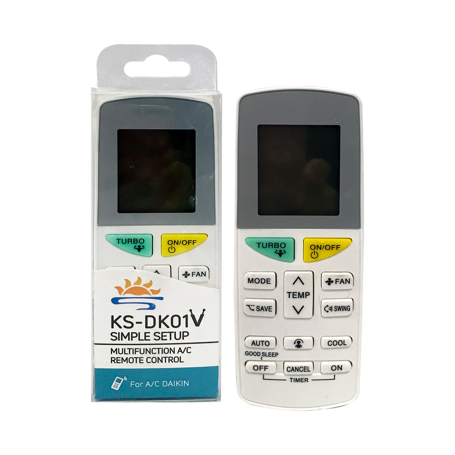 Universal Daikin Air Con Remote KS-DK01V Pic2
