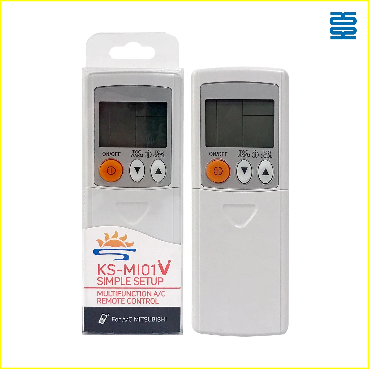 جهاز تحكم عن بعد بديل عالمي لمكيف الهواء من ميتسوبيشي KS-MI01V Pic2 - SYSTO