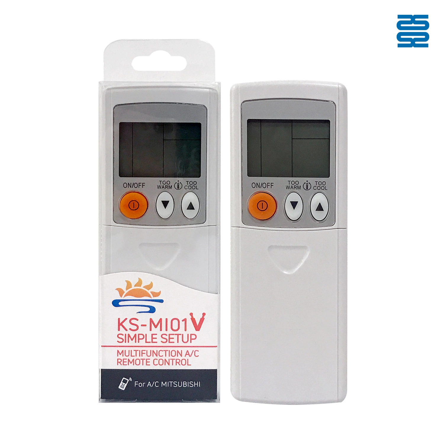 Universal Air Conditioner Replacement Remote for Mitisubishi KS-MI01V Pic2 - SYSTO Universal Air Conditioner Replacement Remote for Mitisubishi KS-MI01V Pic2 - SYSTO