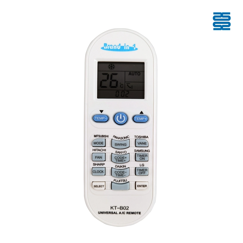 KT-B02 Qunda Universal Air Conditioner Replacement Remote for Local and Non-Brand - SYSTO KT-B02 Qunda Universal Air Conditioner Replacement Remote for Local and Non-Brand - SYSTO