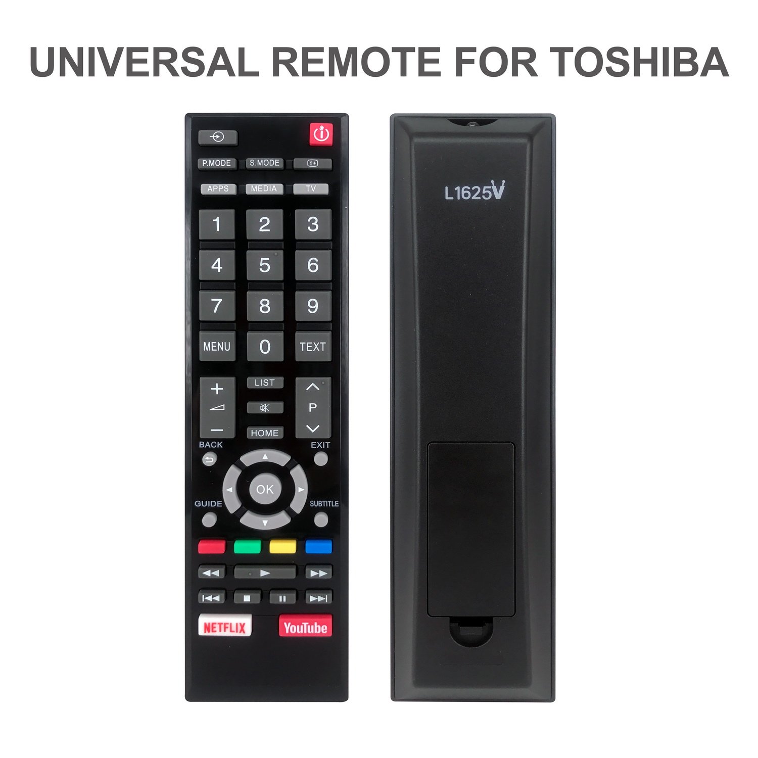 Toshiba Universal TV Infrared Remote Control L1625V Pic2 - SYSTO