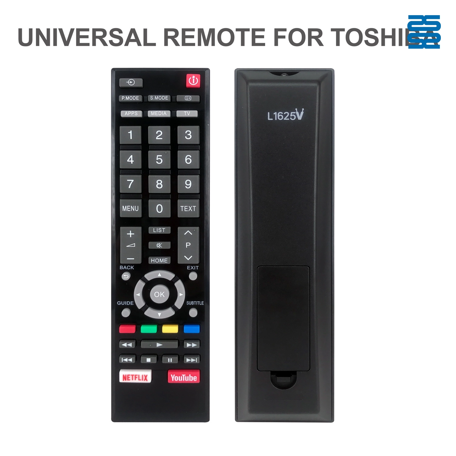 Toshiba Universal TV Infrared Remote Control L1625V Pic2 - SYSTO Toshiba Universal TV Infrared Remote Control L1625V Pic2 - SYSTO