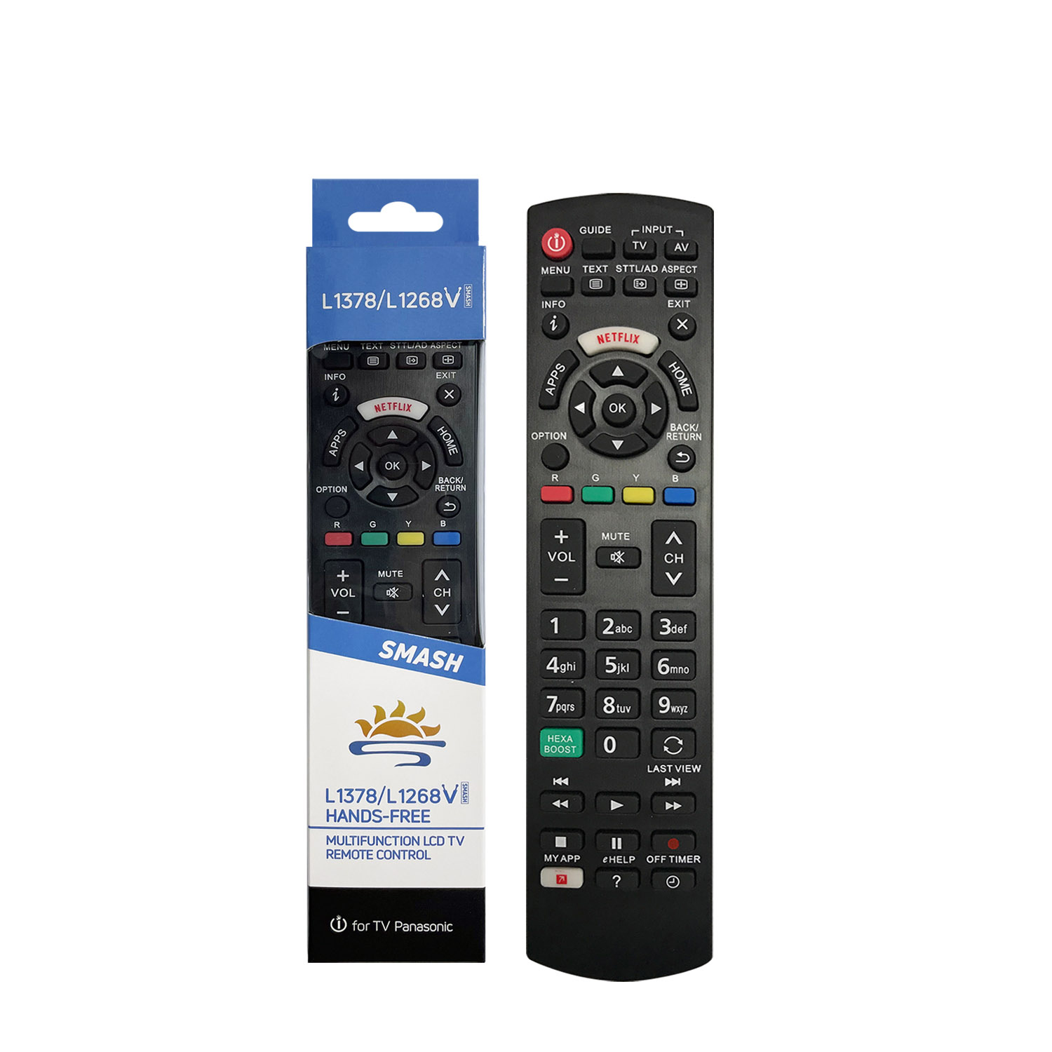 Télécommande universelle infrarouge Panasonic pour téléviseur L1378VL1268V Pic2 - SYSTO