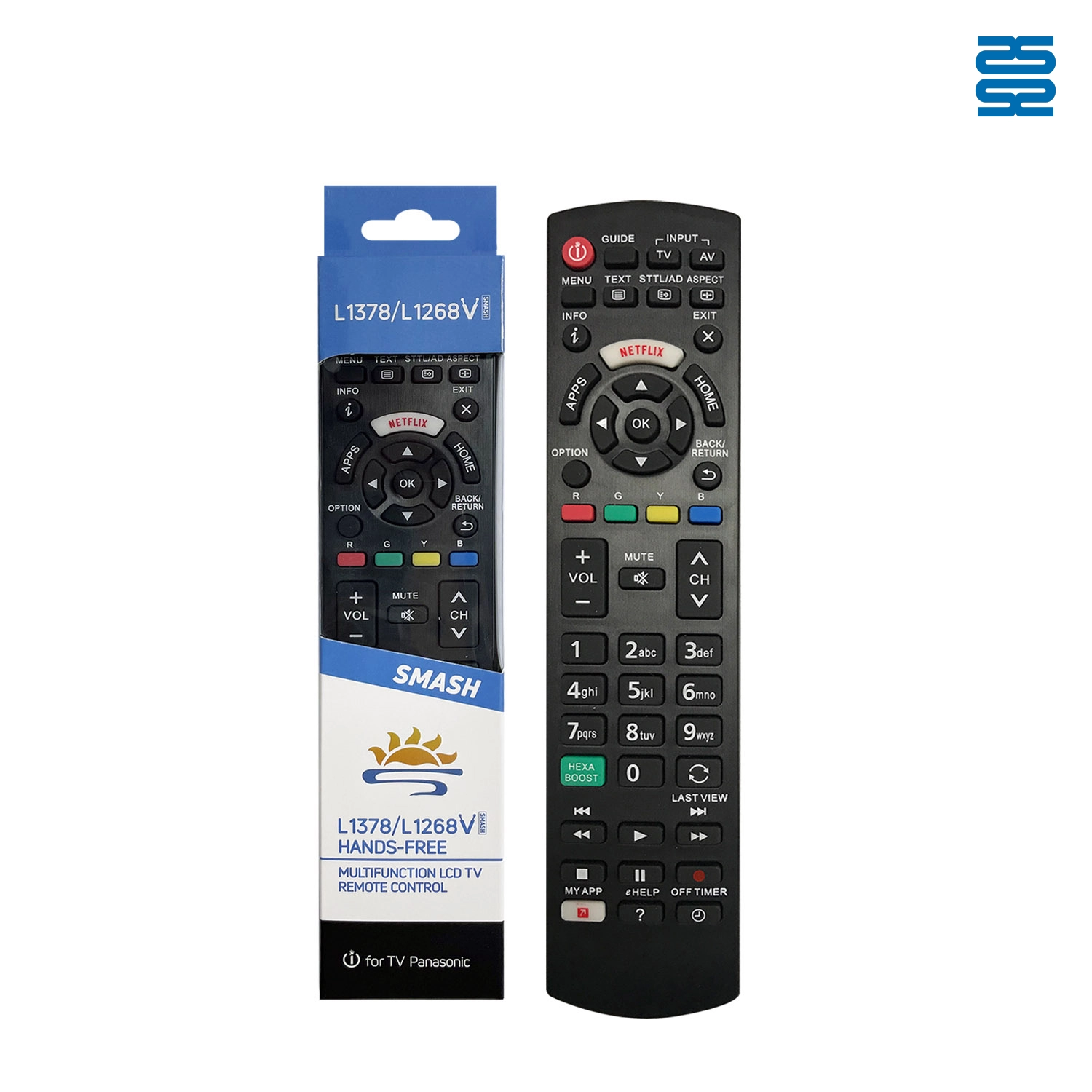 Télécommande universelle infrarouge Panasonic pour téléviseur L1378VL1268V Pic2 - SYSTO Télécommande universelle infrarouge Panasonic pour téléviseur L1378VL1268V Pic2 - SYSTO